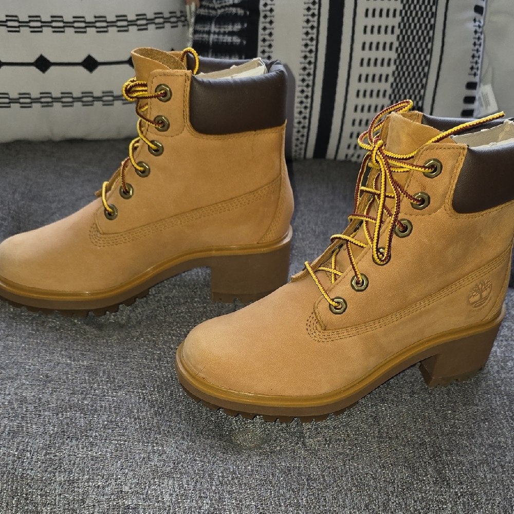 Timberland Women's Brown Lace-Up Boots